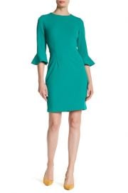 Ruffle Cuff Sheath Dress by Donna Morgan at Nordstrom Rack