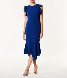 Ruffle Detail Dress at Karen Millen