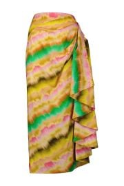 Ruffle Detail Pencil Skirt LELA ROSE Marissa Collections at Marissa Collections