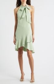Ruffle Detail Stretch Crepe Dress at Nordstrom Rack
