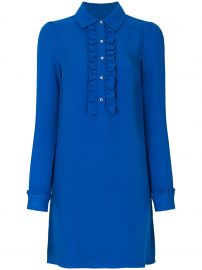 Ruffle Front Shirt Dress by MICHAEL Michael Kors at Farfetch