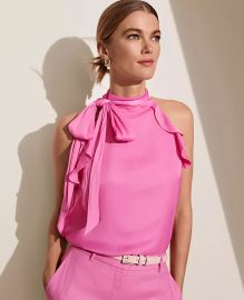 Ruffle Halter Top at Ann Taylor