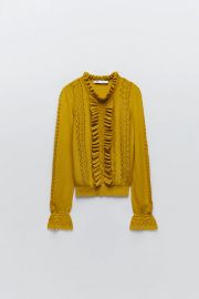 Ruffle Knit Sweater by Zara at Zara