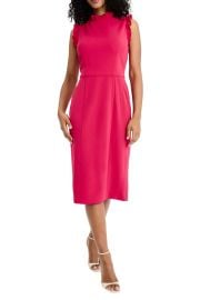 Ruffle Mock Neck Sheath Dress at Nordstrom Rack