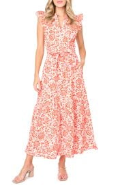 Ruffle Print Maxi Dress at Nordstrom