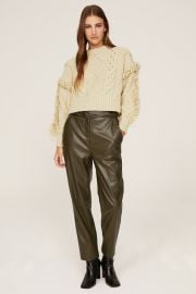 Ruffle Shoulder Sweater by Peter Som Collective for 65 Rent the Runway at Rent the Runway