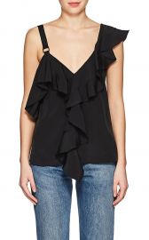 Ruffle Silk Blouse at Barneys