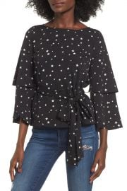 Ruffle Sleeve Top by JOA at Nordstrom Rack