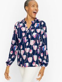 Ruffle Trim Popover - Tulips Talbots at Talbots