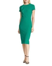 Ruffle-Trimmed Crepe Dress at Bloomingdales