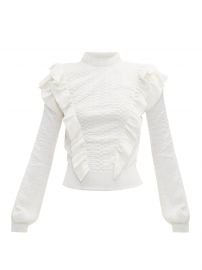 WornOnTV: Eve’s white ruffle sweater on The Talk | Eve | Clothes and ...