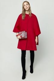 Ruffled Double-Faced Wool Cape by Carolina Herrera at Carolina Herrera