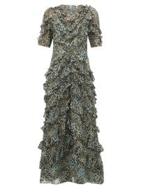 Ruffled Leopard-Print Dress by Rebecca Taylor at Matches