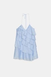 Ruffled Mini Dress at Zara