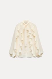 Ruffled Romantic Blouse at Zara