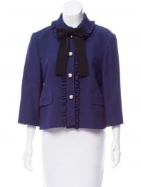 Ruffled Trim Jacket by Gucci at The Real Real