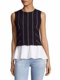 Ruffled Two-in-One Top Derek Lam 10 Crosby at Saks Off 5th