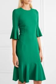 Ruffled cady dress at Net A Porter