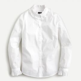 Ruffleneck classic-fit boy shirt at J. Crew