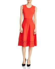 Rumba Perforated Knit Midi Dress by Maje at Bloomingdales