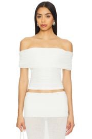 Runaway The Label Harlem Top In White at Revolve