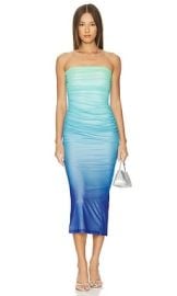 Runaway The Label Kendall Dress In Aqua Ombre at Revolve