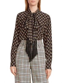 Runway Fringe Tieneck Top at Saks Fifth Avenue