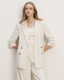 Rupert Dickey Jacket in Dove White Multi at Veronica Beard