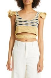 Ruru Crochet Off the Shoulder Crop Top at Nordstrom Rack