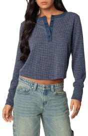 Ruth Waffle Knit Henley at Nordstrom