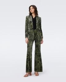 Ruthette Velvet Pants Diane von Furstenberg at Diane von Furstenberg