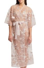 Rya Collection Stunning Sheer Organza Robe at Nordstrom