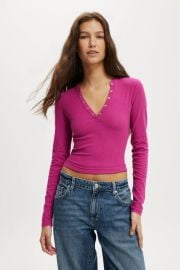 Ryan Henley Long Sleeve at Cotton On