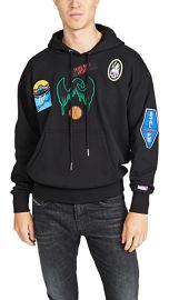 S-Alby-Patches Long Sleeve Hoodie at East Dane