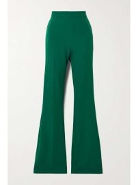 SAFIYAA Alexa stretch-crepe flared pants NET-A-PORTER at Net a Porter