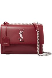 SAINT LAURENT - Sunset medium leather shoulder bag at Net A Porter