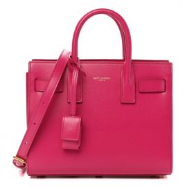 SAINT LAURENT Calfskin Nano Sac De Jour Bubblegum 1103797 FASHIONPHILE at Fashionphile