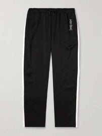 SAINT LAURENT Straight-Leg Satin-Jersey Sweatpants for Men MR PORTER at Mr Porter