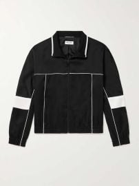 SAINT LAURENT Teddy Logo-Appliqud Satin Jacket for Men MR PORTER at Mr Porter