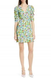 SALONI Colette Silk Minidress   Nordstrom at Nordstrom