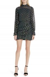 SALONI Rina Polka Dot Silk Blend Minidress at Nordstrom