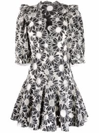 SANDRO Audrey Flared Mini Dress - at Farfetch