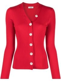 SANDRO Gabrielle ribbed-knit Cardigan - at Farfetch