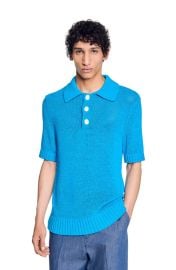 SANDRO Knit polo shirt at Nordstrom