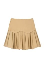 SANDRO Mini flared pleated skirt at Nordstrom