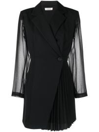 SANDRO Panelled Blazer Dress - at Farfetch