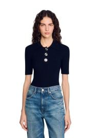 SANDRO Polo-neck sweater at Nordstrom