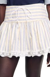 SANDRO Striped skort at Nordstrom