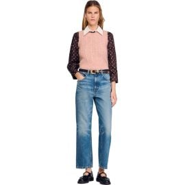 SANDRO Twisted sleeveless sweater at Nordstrom