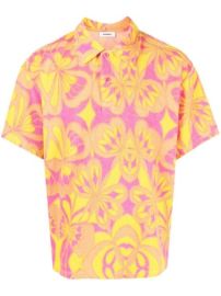 SANDRO all-over graphic-print Polo Shirt - at Farfetch